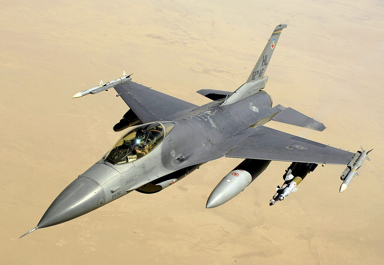 F-16 Fighting Falcon multirole fighter jet